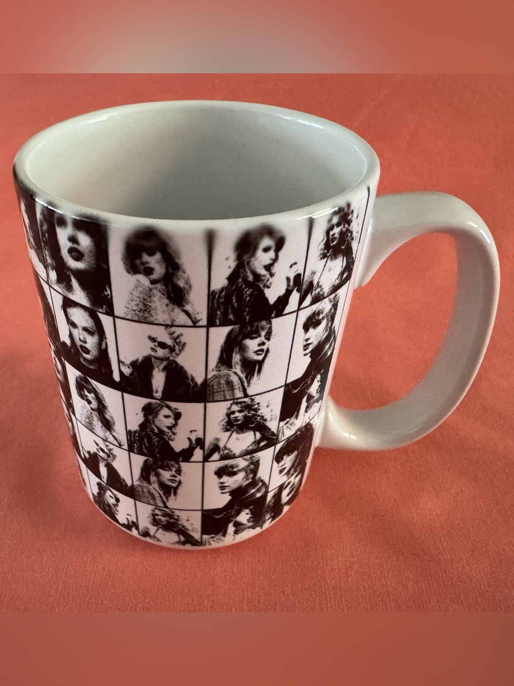 Taylor Swift Black and White Photo-Collage Ceramic Mug